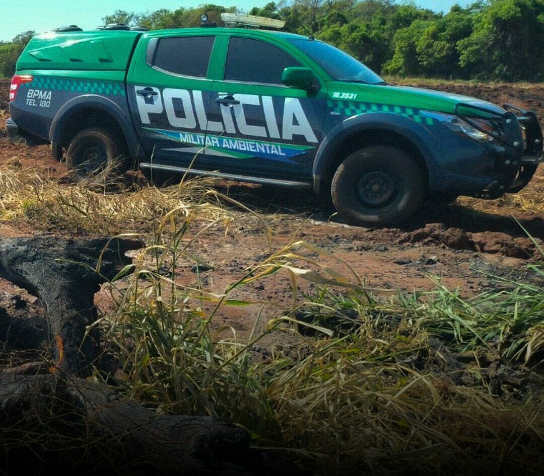 Imagem de compartilhamento para o artigo Fazendeiro é multado em R$ 96 mil por queima ilegal em Paraíso das Águas após imagens de satélite mostrar área queimada da MS Todo dia